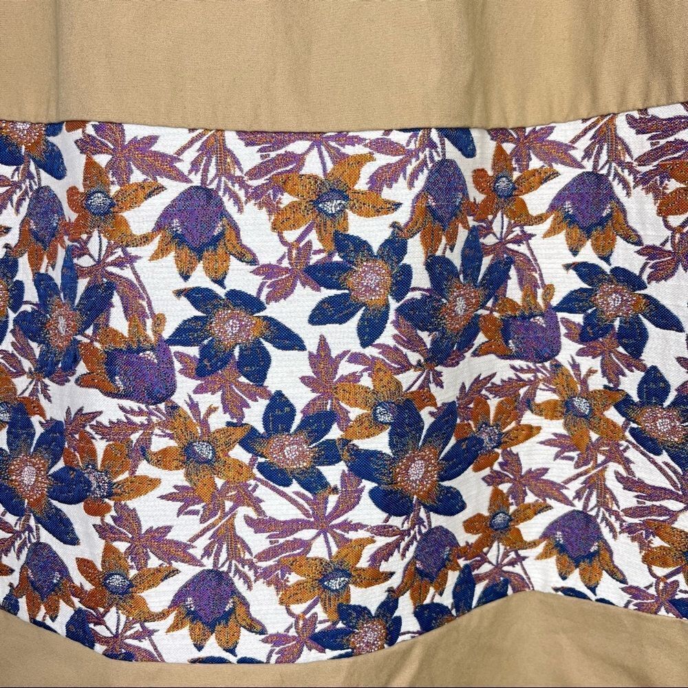 NEW Sachin + Babi Tan and Floral Jacquard Maxi Skirt Size 12 - Picture 8 of 14